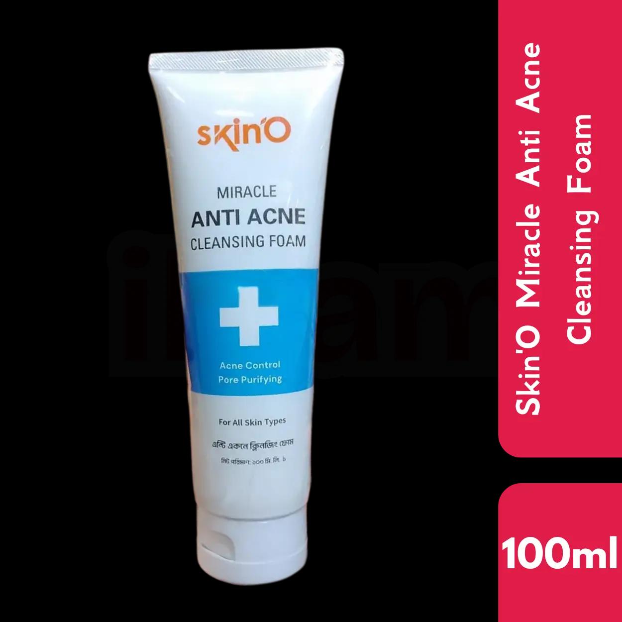 Skin'O Miracle Anti Acne Cleansing Foam 100ml
