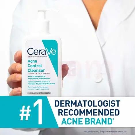 Cerave Acne Control Cleanser with 2% Salicylic Acid Acne Treatment 237ml