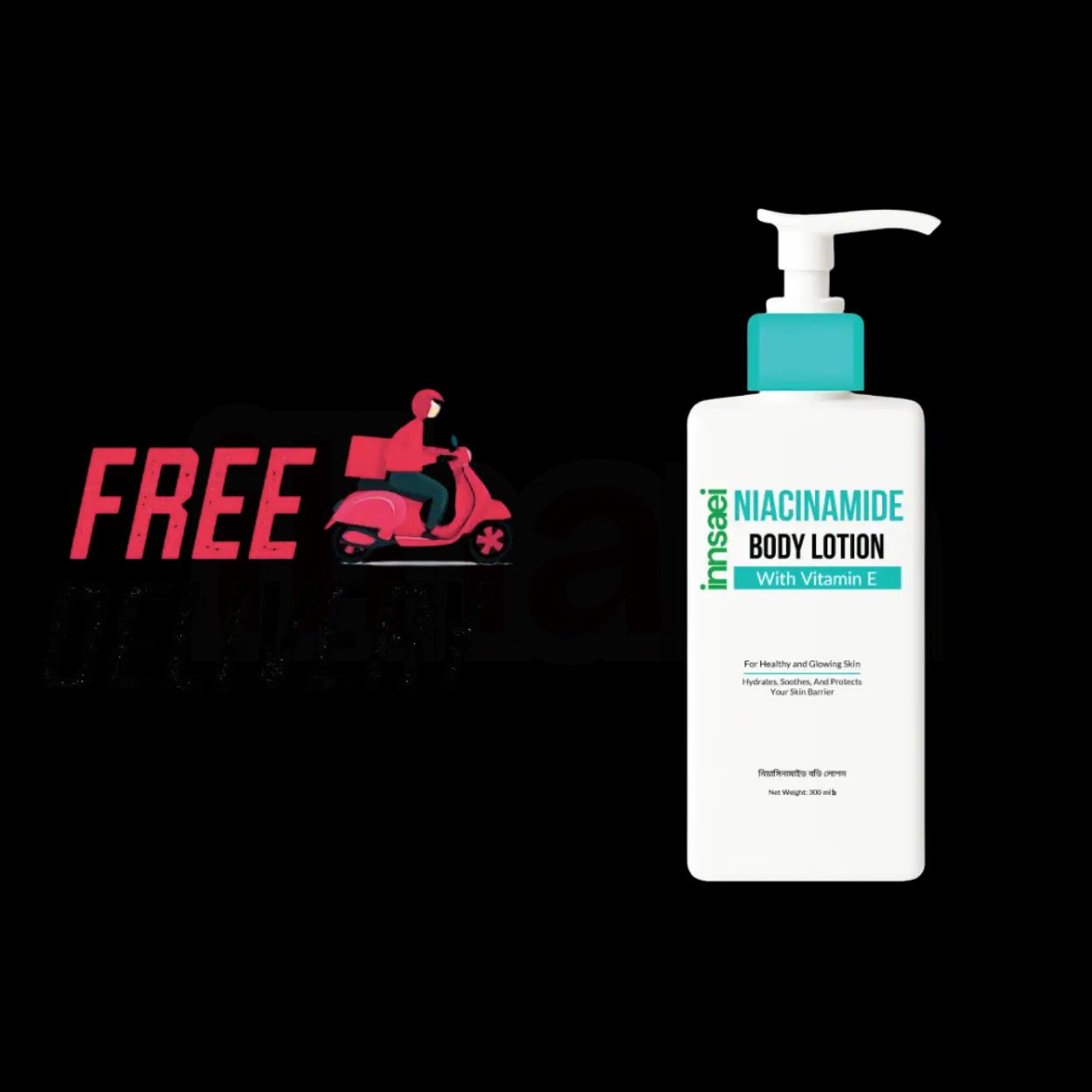 Innsaei Niacinamide Body Lotion with Vitamin E 300ml