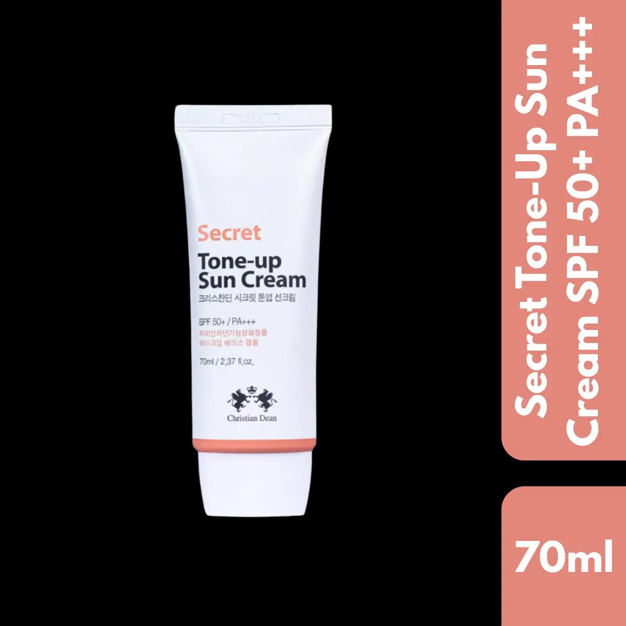 Christian Dean Secret Tone-Up Sun Cream SPF 50+ PA+++ 70ml