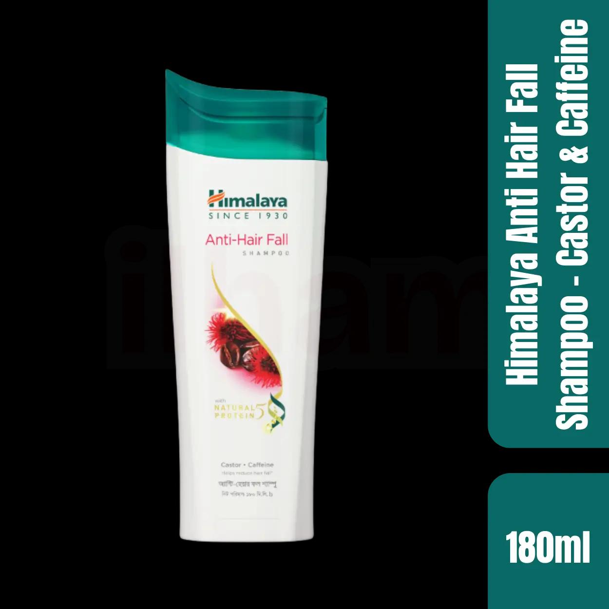 Himalaya Anti Hair Fall Shampoo with Castor & Caffeine 180ml