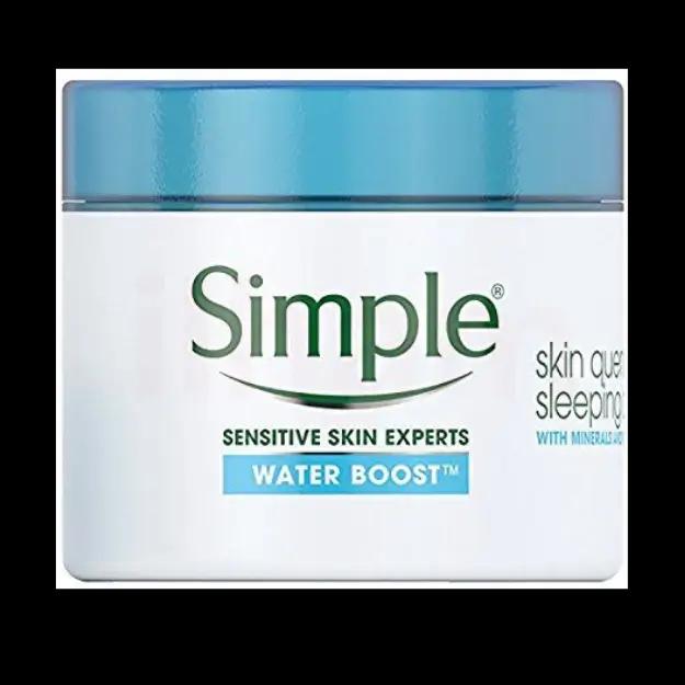 Simple Water Boost Skin Quench Sleeping Cream