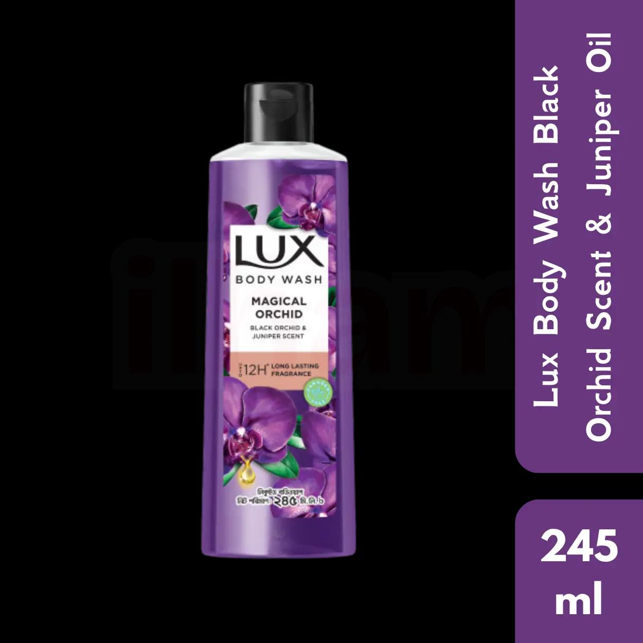Lux Body Wash Black Orchid Scent & Juniper Oil 245ml