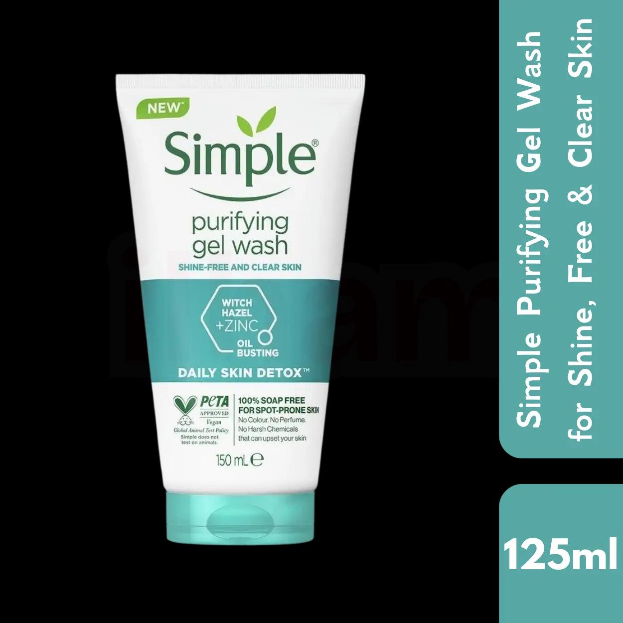 Simple Purifying Gel Wash for Shine-Free & Clear Skin