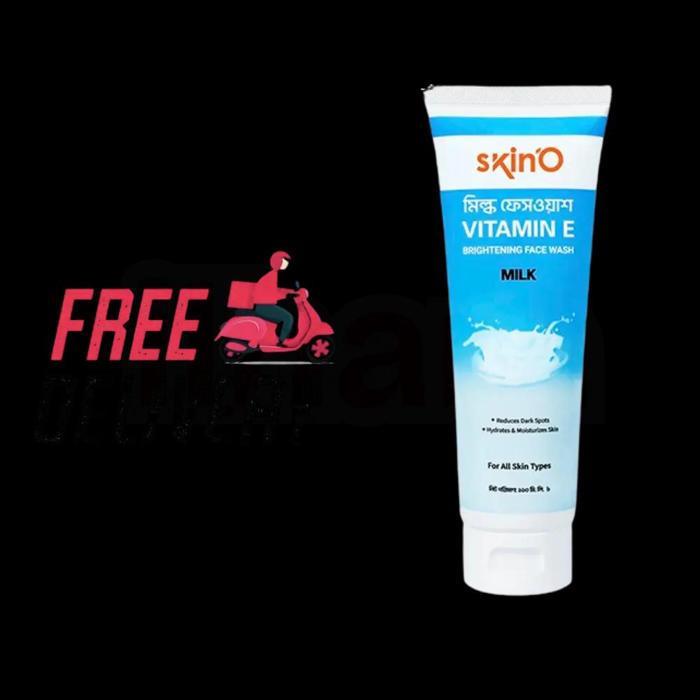 Skin'O Vitamin E Brigthening Milk Facewash 110ml