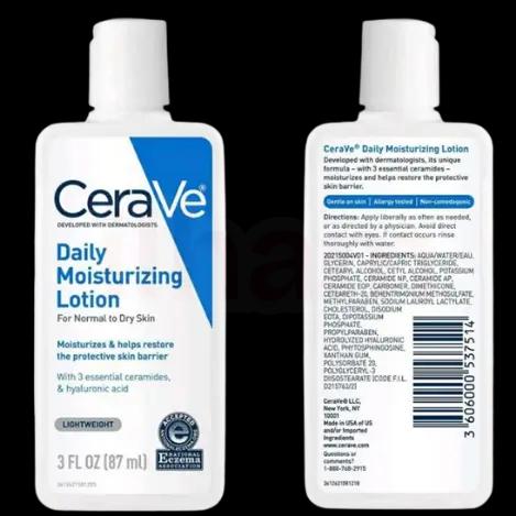 Cerave Daily Moisturizing Lotion for Normal to Dry Skin 87ml
