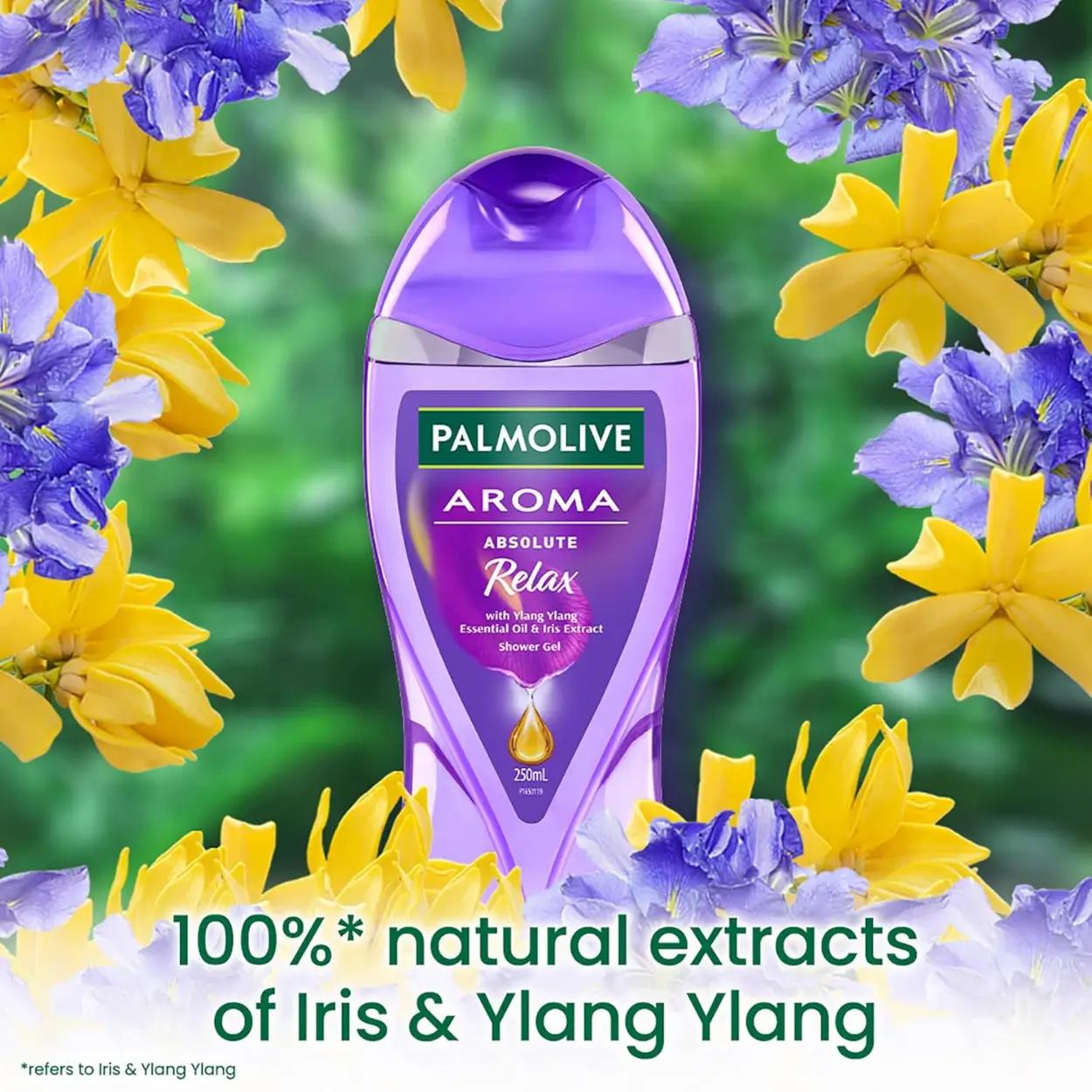 Palmolive Aroma Absolute Relax Shower Gel With Yiang Ylang Essential Oil & Iris Extract 250ml