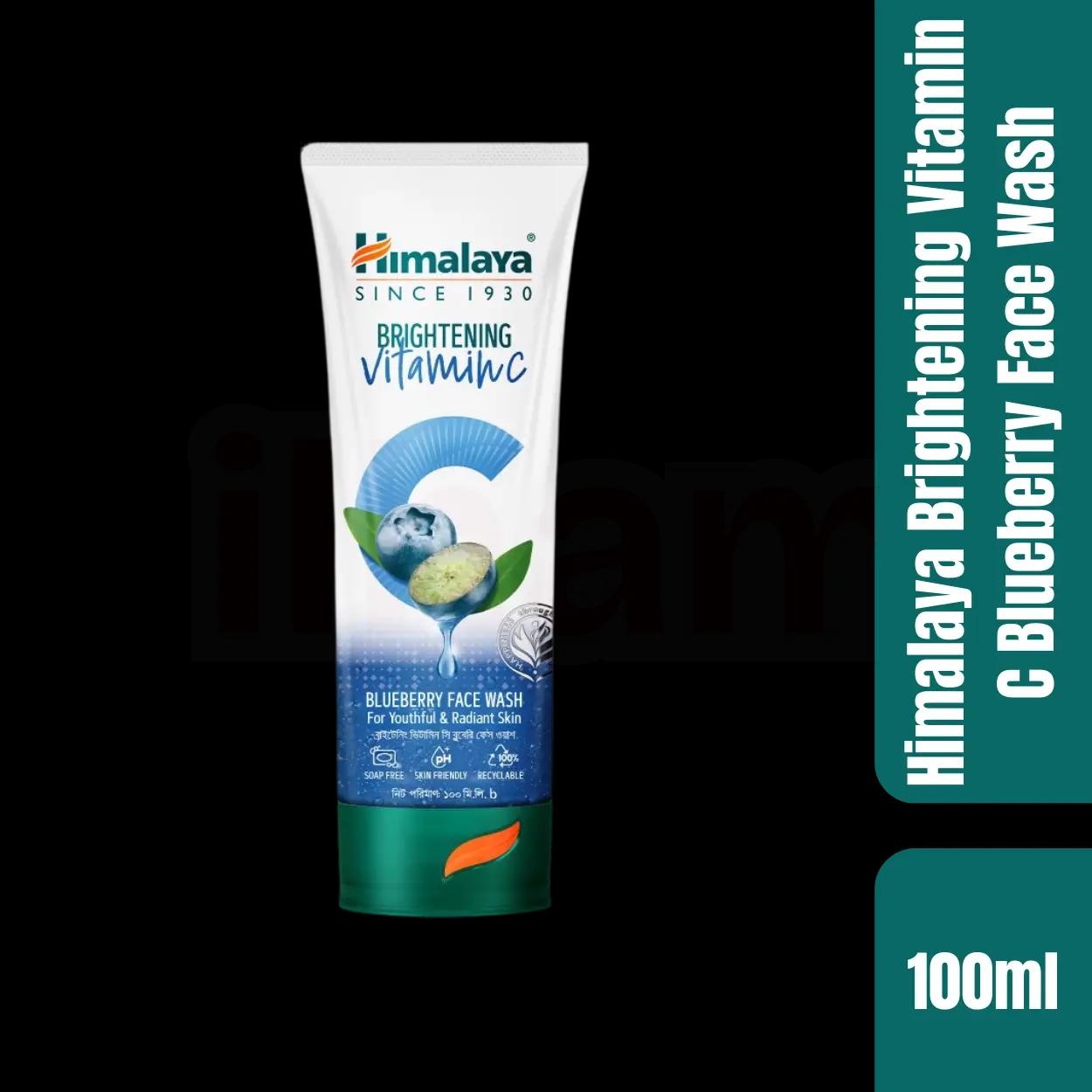 Himalaya Brightening Vitamin C Blueberry Face Wash 100ml