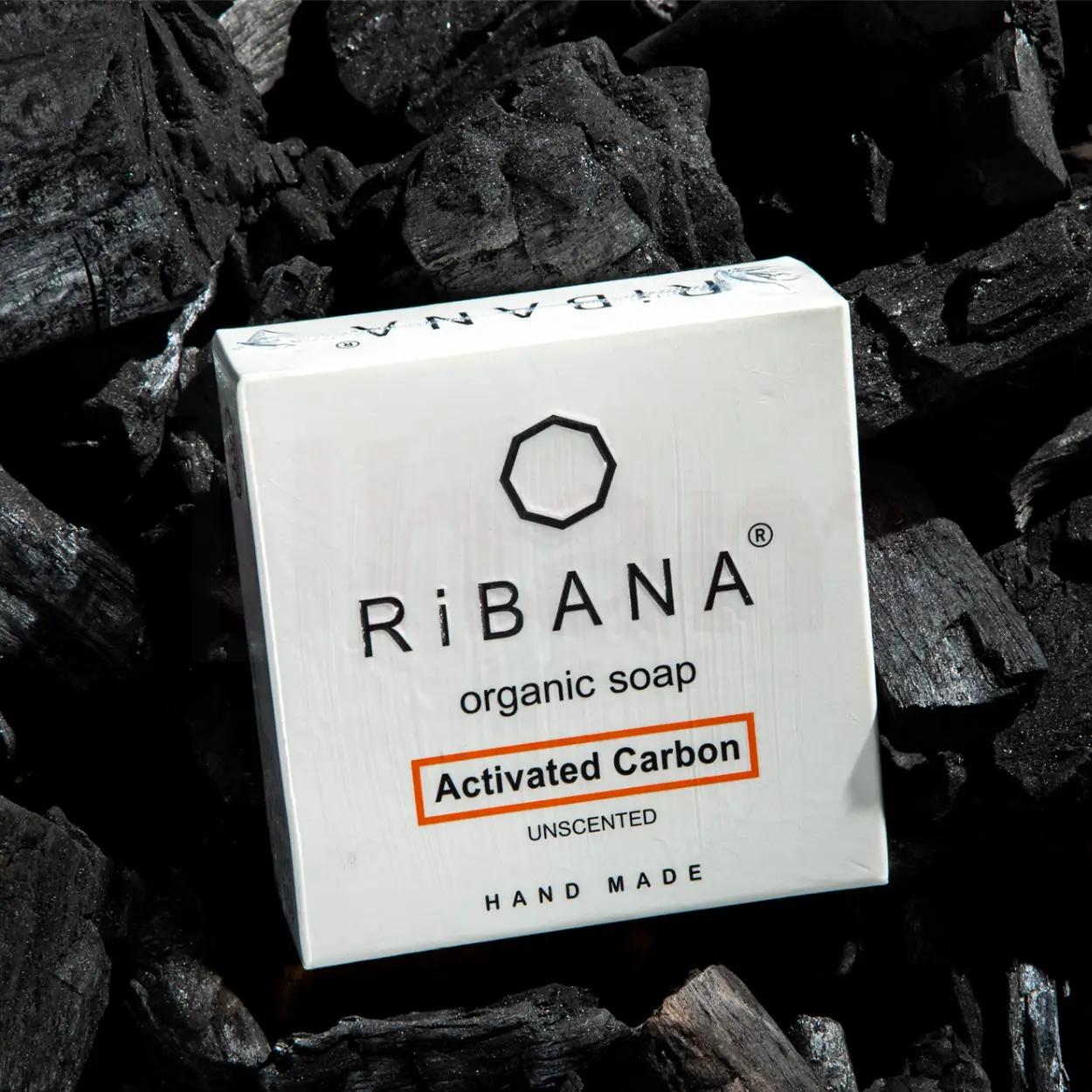 RIBANA Activated Carbon Soap 100g (±5)