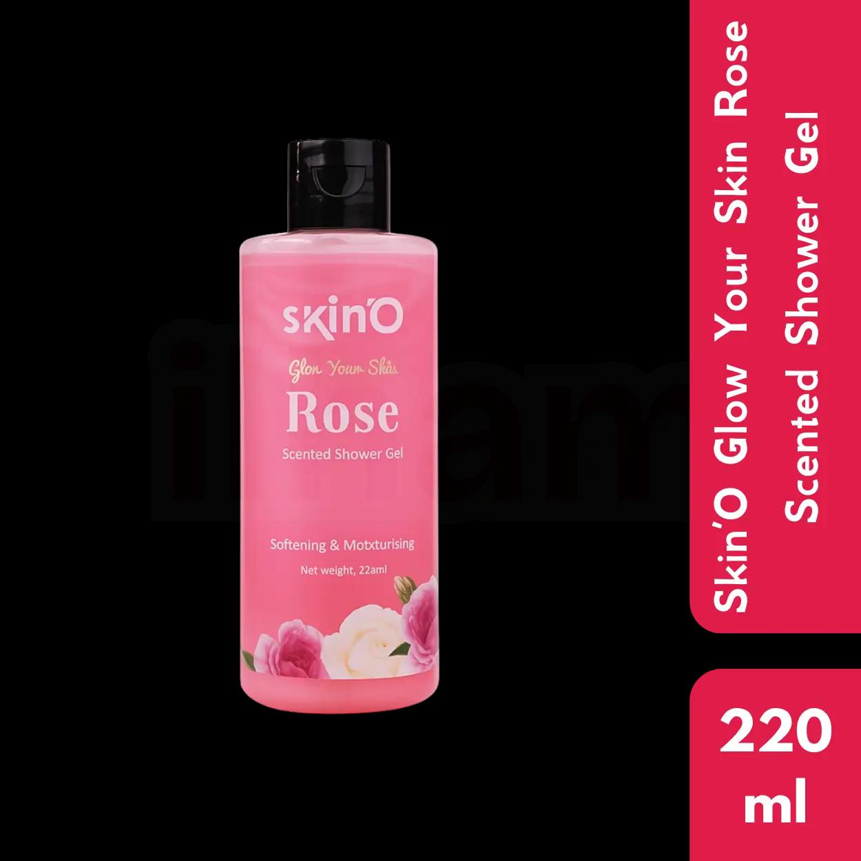 SkinO Glow Your Skin Rose Scented Shower Gel 220ml