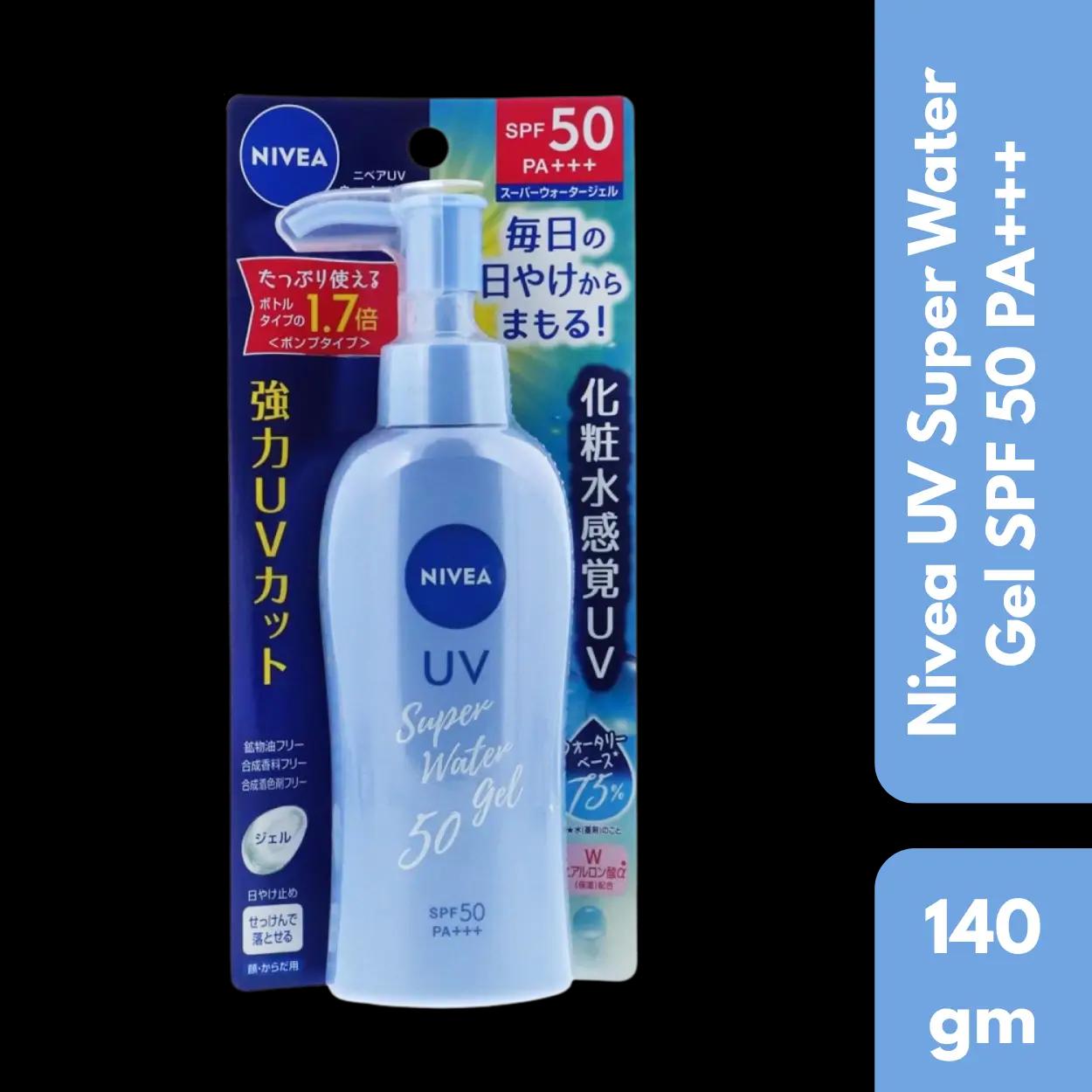 Nivea UV Super Water Gel SPF 50 PA+++ 140gm