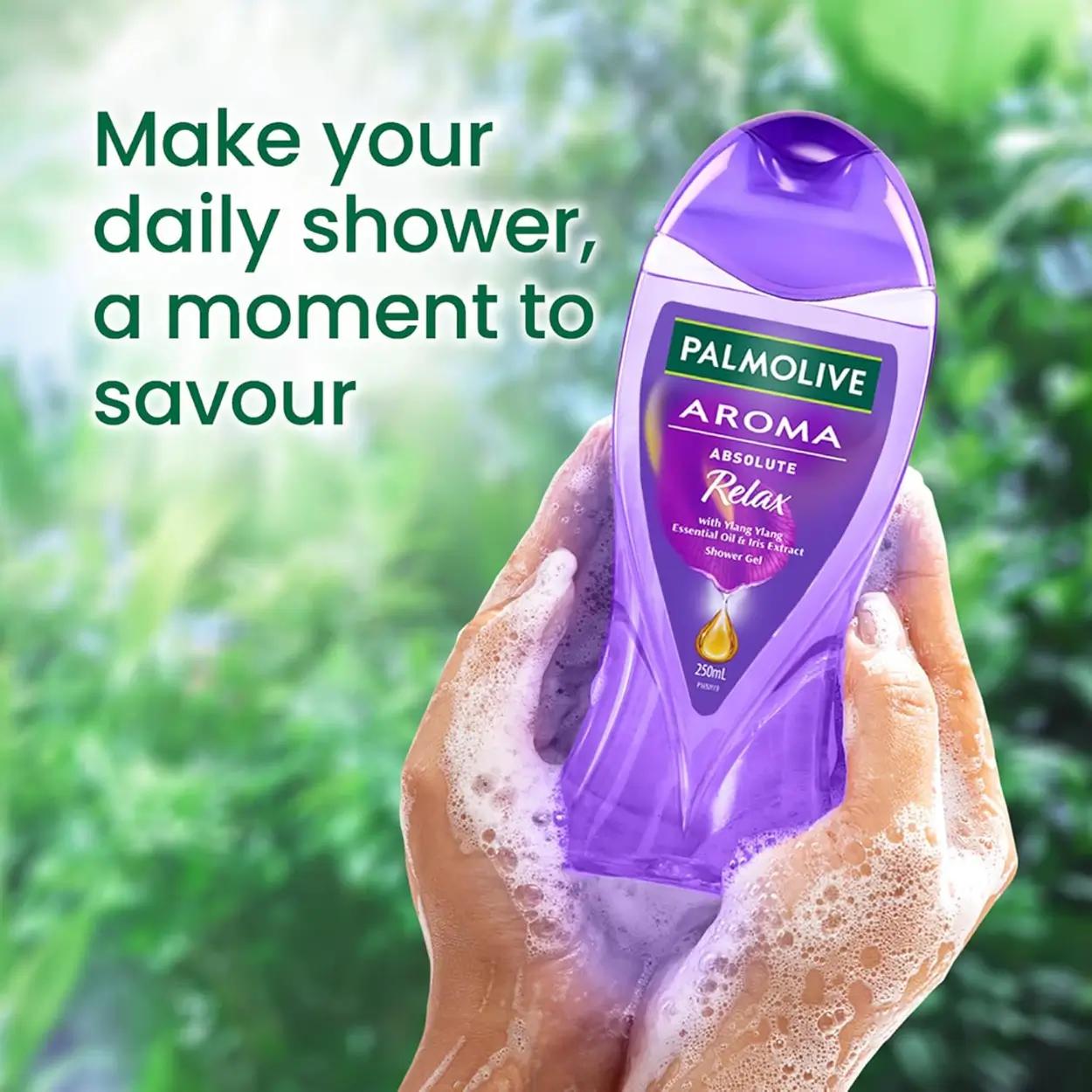 Palmolive Aroma Absolute Relax Shower Gel With Yiang Ylang Essential Oil & Iris Extract 250ml