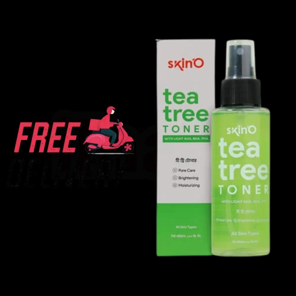 SkinO Tea Tree Toner with (Light AHA, BHA,PHA) 100ml