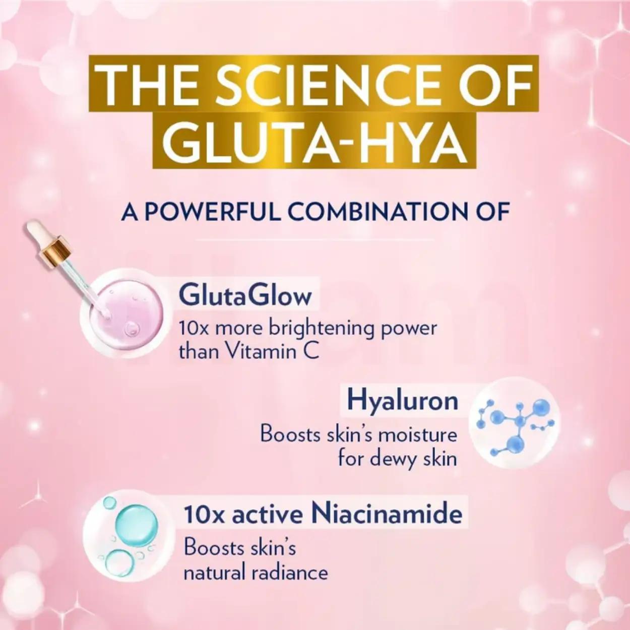 Vaseline Gluta-Hya Dewy Radiance Serum-in-Lotion with Glutaglow, Hyaluron & Niacinamide - 200ml