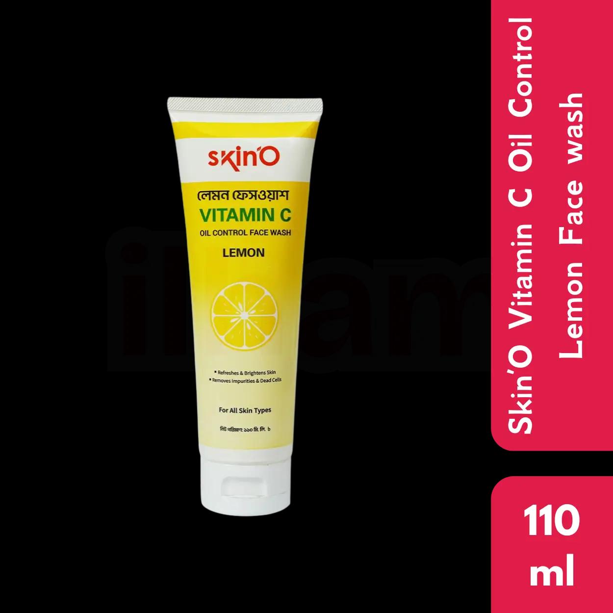 Skin'O Vitamin C Oil Control Lemon Facewash 110ml