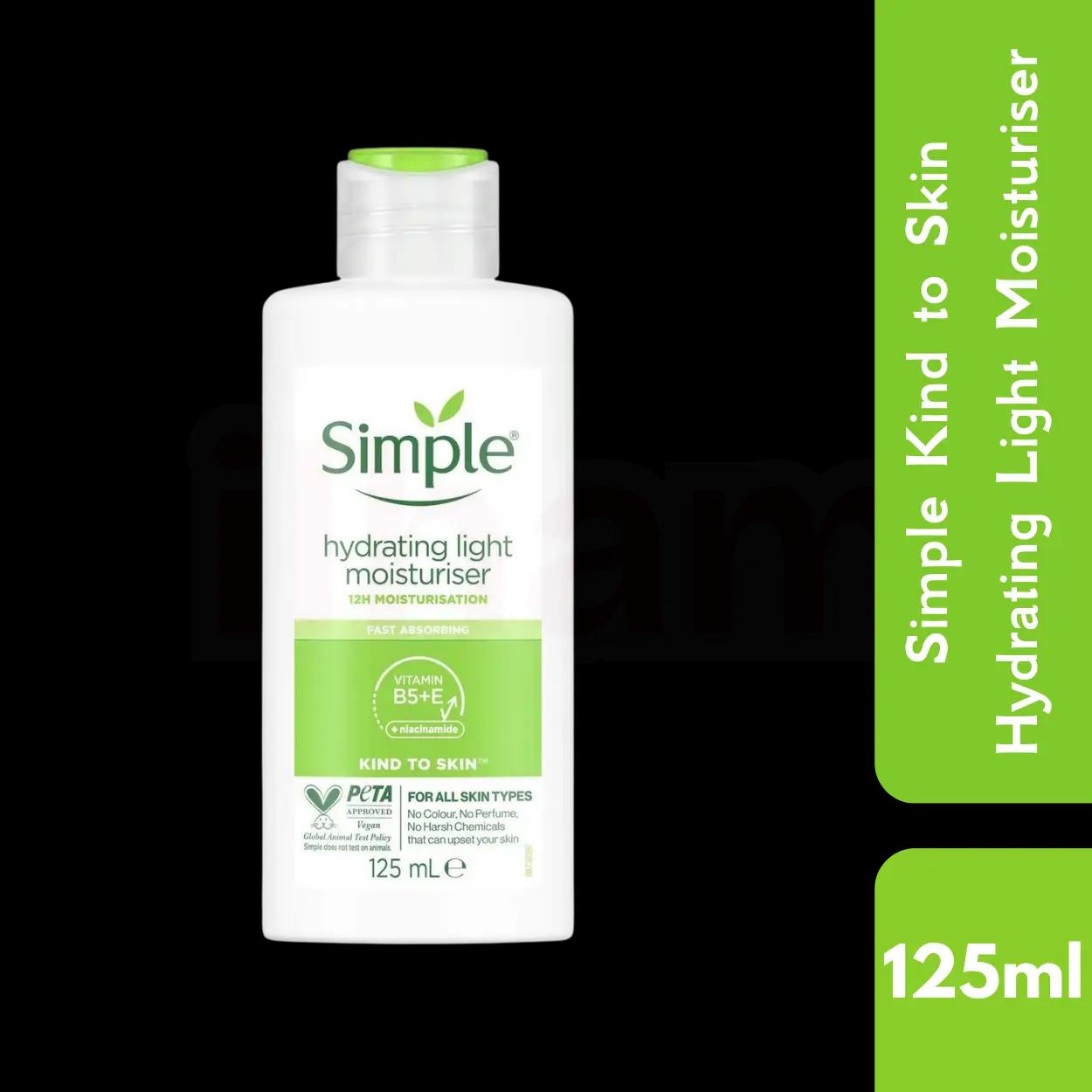 Simple Kind to Skin Hydrating Light Moisturiser with Vitamin B5+E & Niacinamide