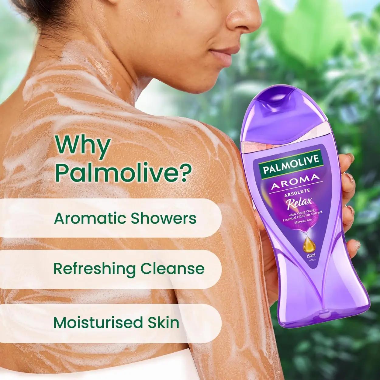 Palmolive Aroma Absolute Relax Shower Gel With Yiang Ylang Essential Oil & Iris Extract 250ml