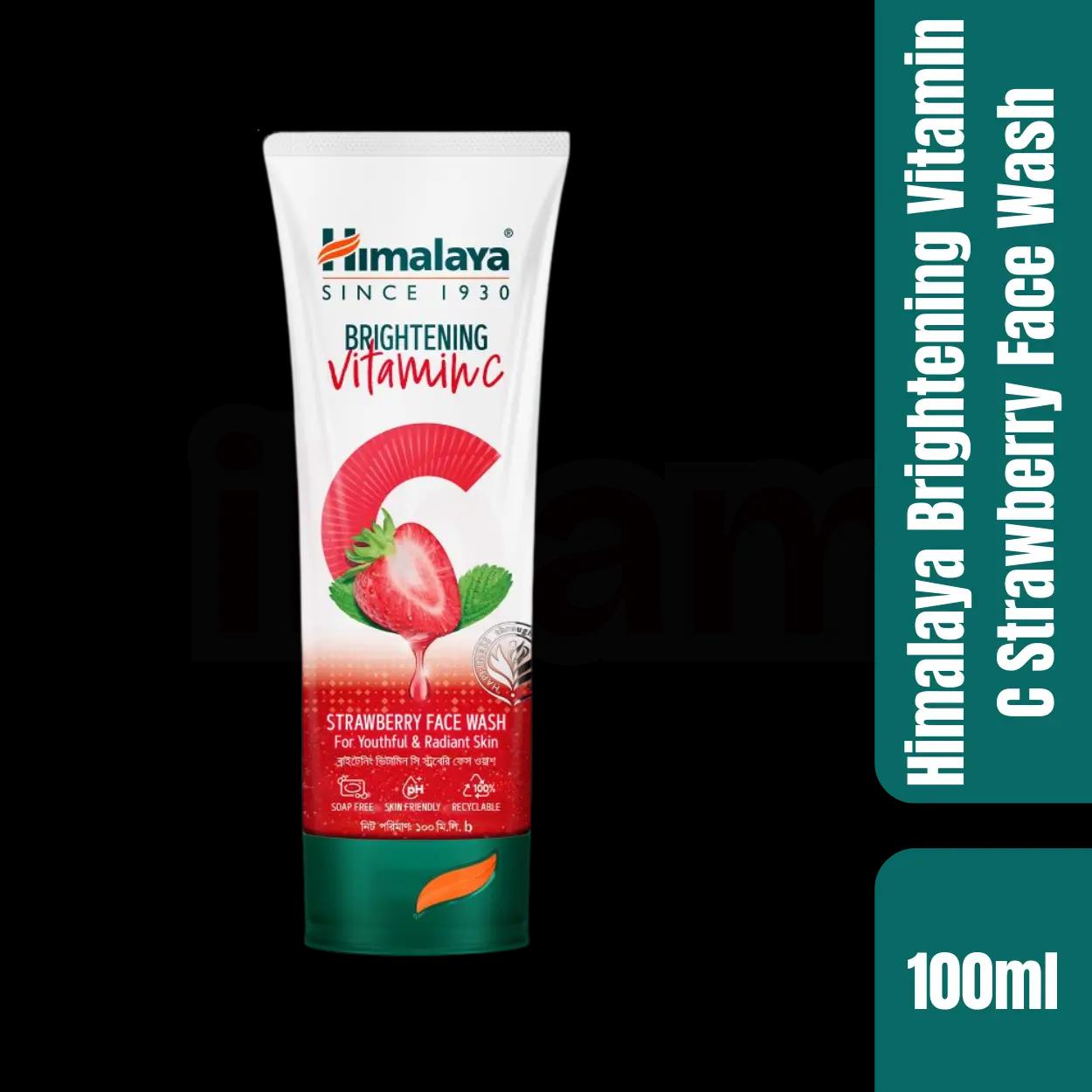 Himalaya Brightening Vitamin C Strawberry Face Wash 100ml