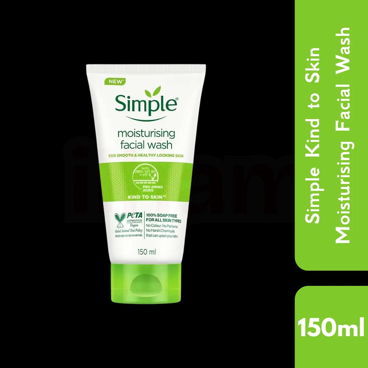 Simple Kind to Skin Moisturising Facial Wash 150ml