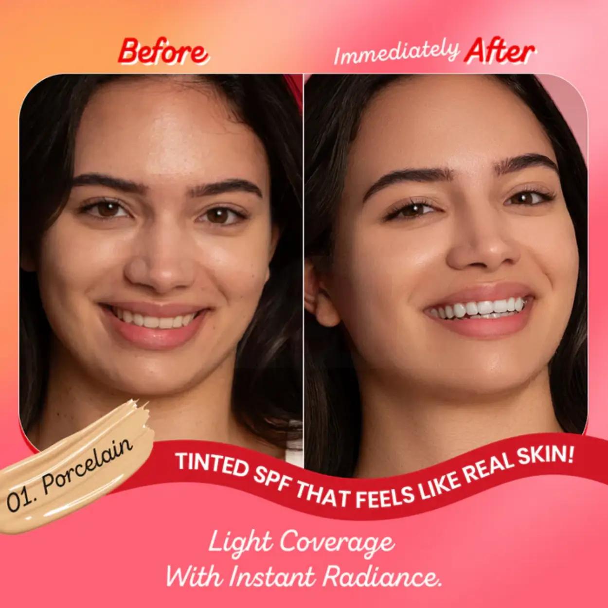 Dot & Key Strawberry Dew Tinted SPF 50+ PA++++ Sunscreen - 01 Porcelain